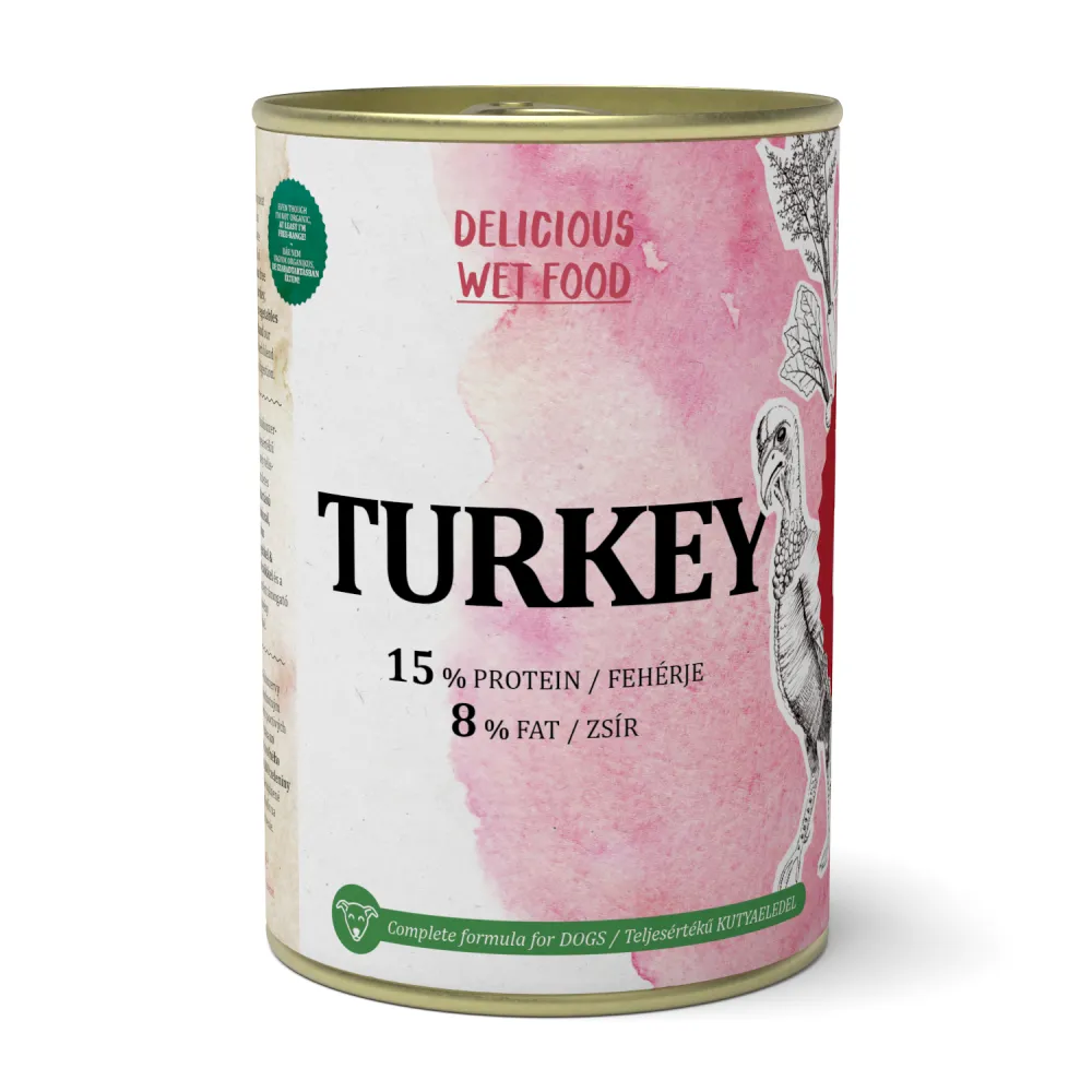 Menú pavo BIO 400g