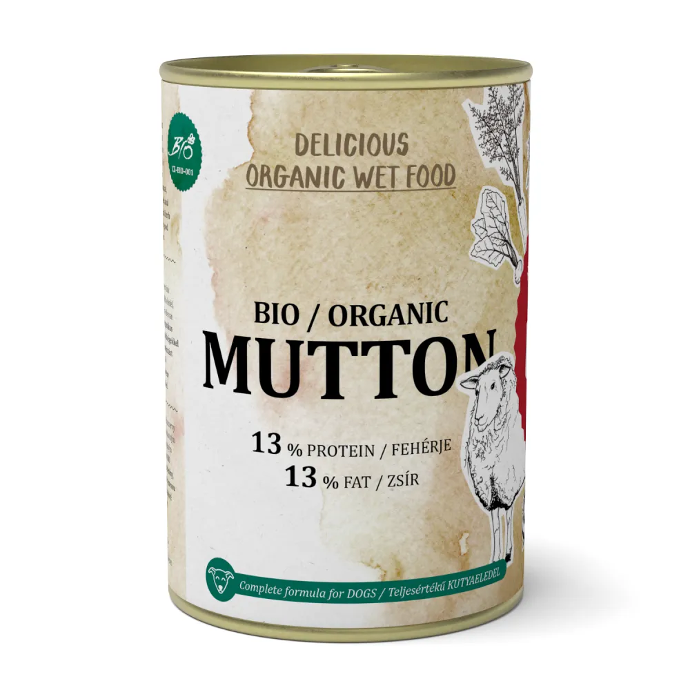 Menú BIO cordero 400g