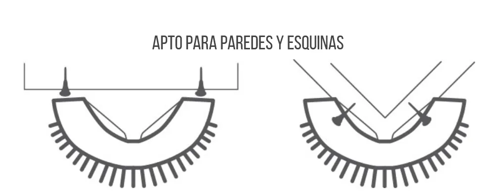 Maseajeador de pared con catnip