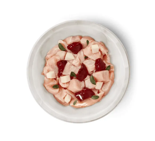 Menú gato de pollo 80g