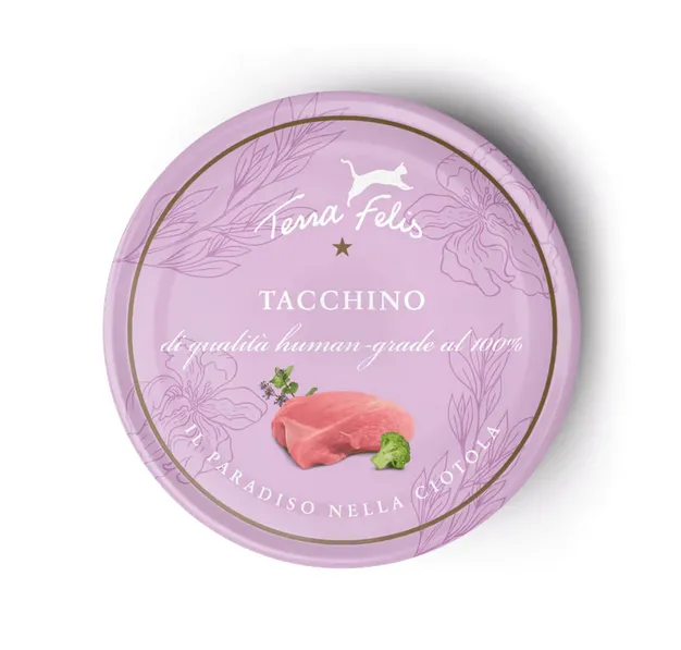 Menú gato de pavo 80g