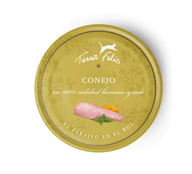Menú gato de conejo 80g