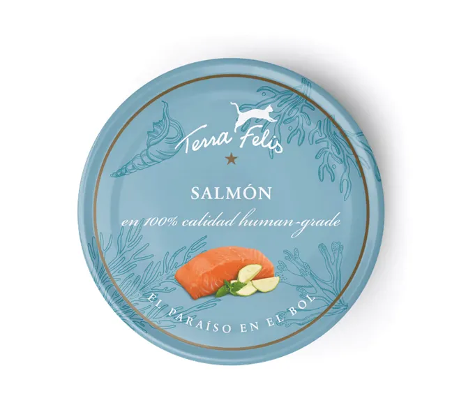 Menú gato de salmón 80g