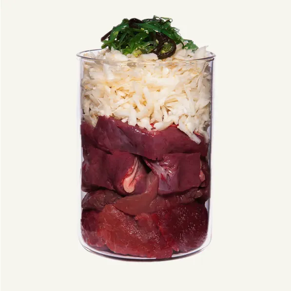 Menú hipoalergénico de caballo con tupinambo 400g