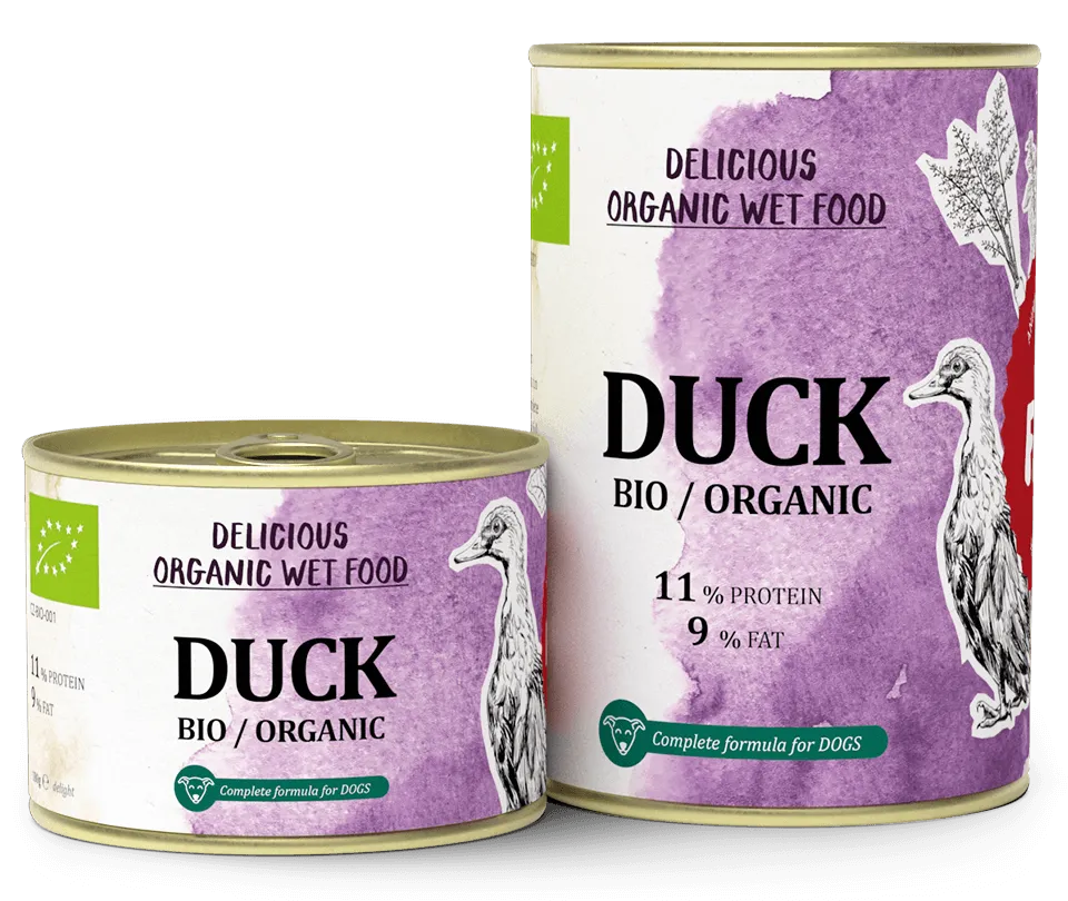 Menú BIO pato 400g