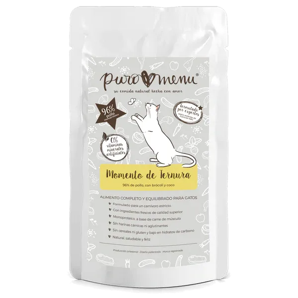 Menú gato pollo "Momento de ternura" 100g