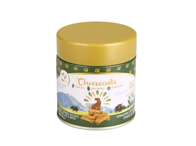 Galletas queso himalaya con espinaca y zanahoria 100g