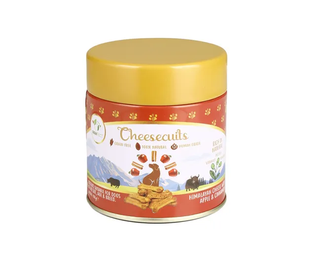 Galletas queso himalaya con manzana y canela 100g