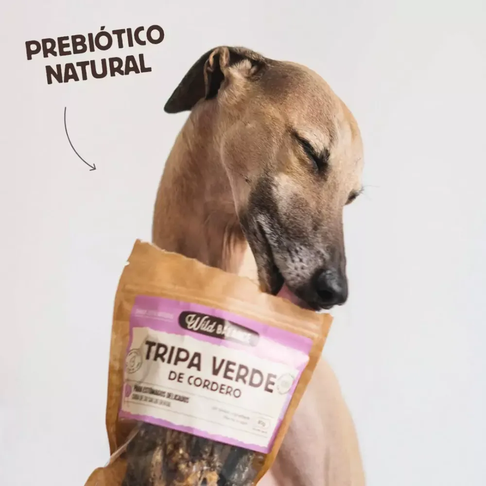 Tripa verde de cordero 80g