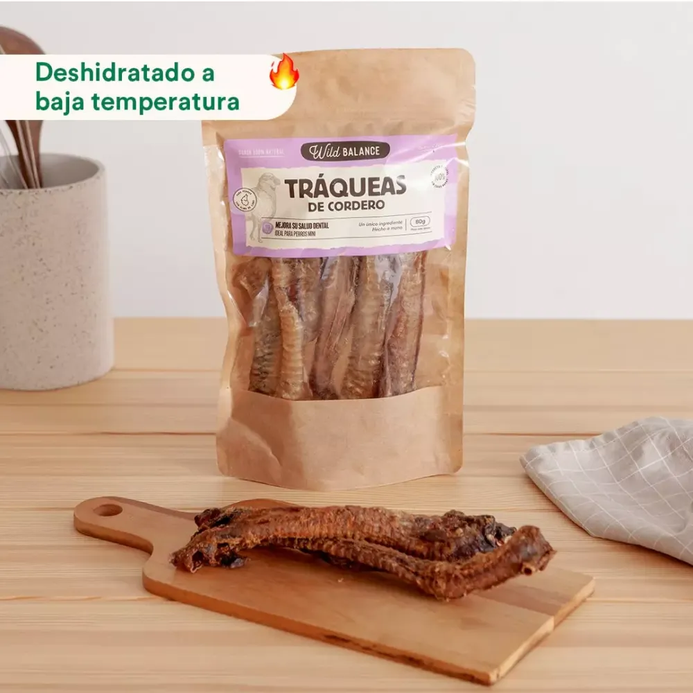 Tráquea de cordero 80g