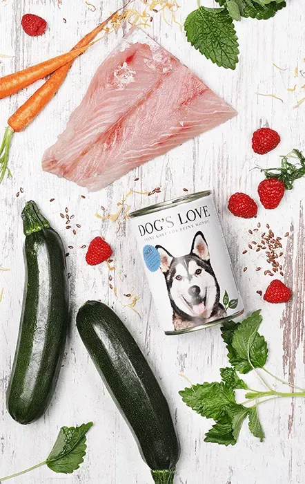 Menú de pescado con amaranto, zanahoria y diente de león 400g