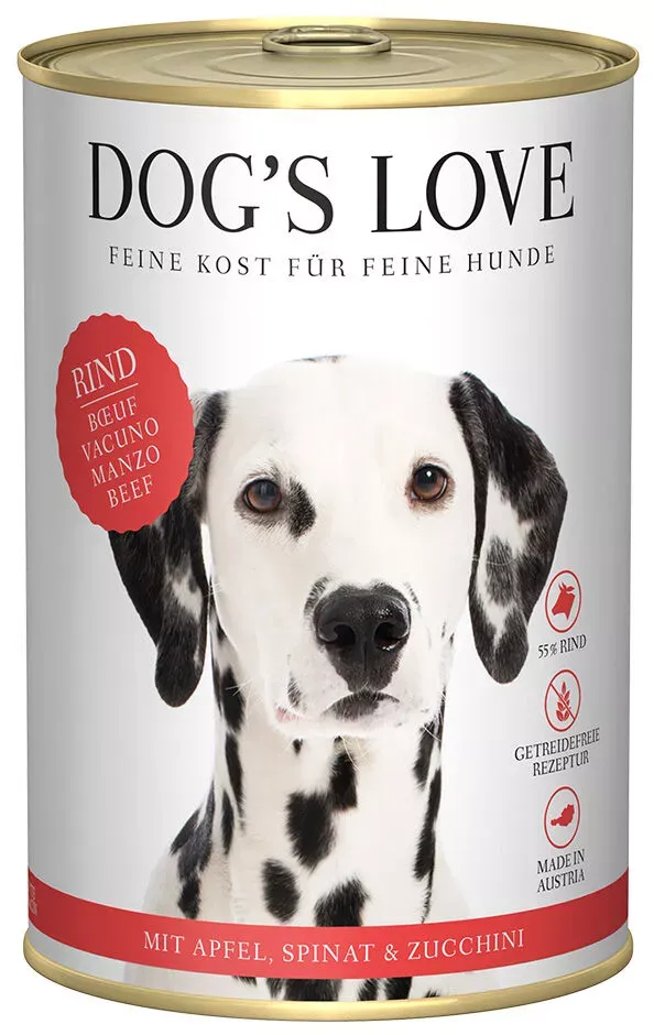 Menú de vacuno con manzana, espinaca y calabacin 400g