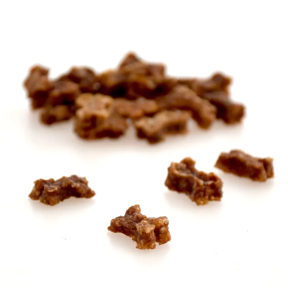 Minihuesitos de vacuno frambuesas y espinacas 100g