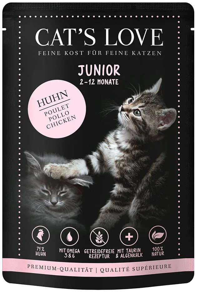 Menú gatitos pollo 85g