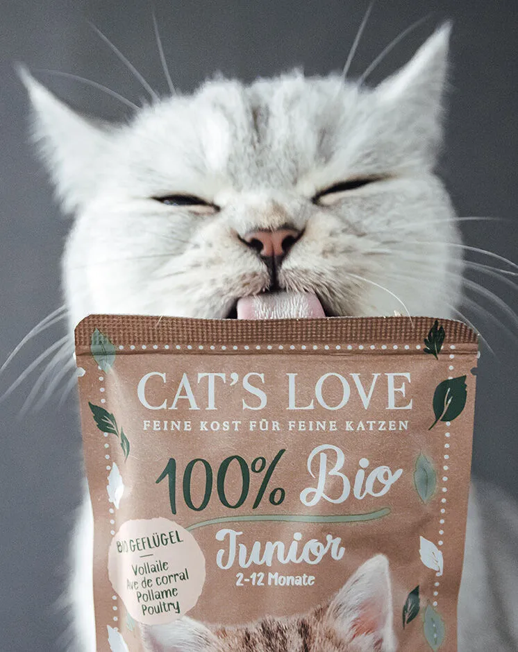 Menú gatitos BIO ave de corral 100g