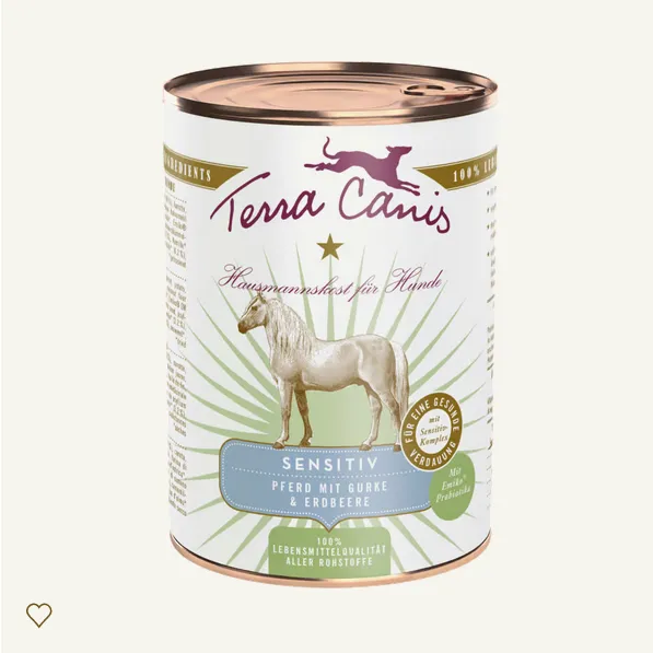 Sensitive Caballo con pepino y fresa 400g