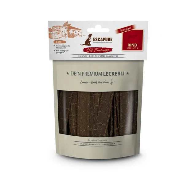 Barritas de vacuno con queso 150g