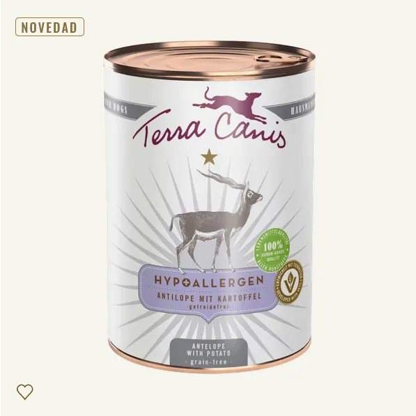 Menú hipoalergénico antílope con patata 400g