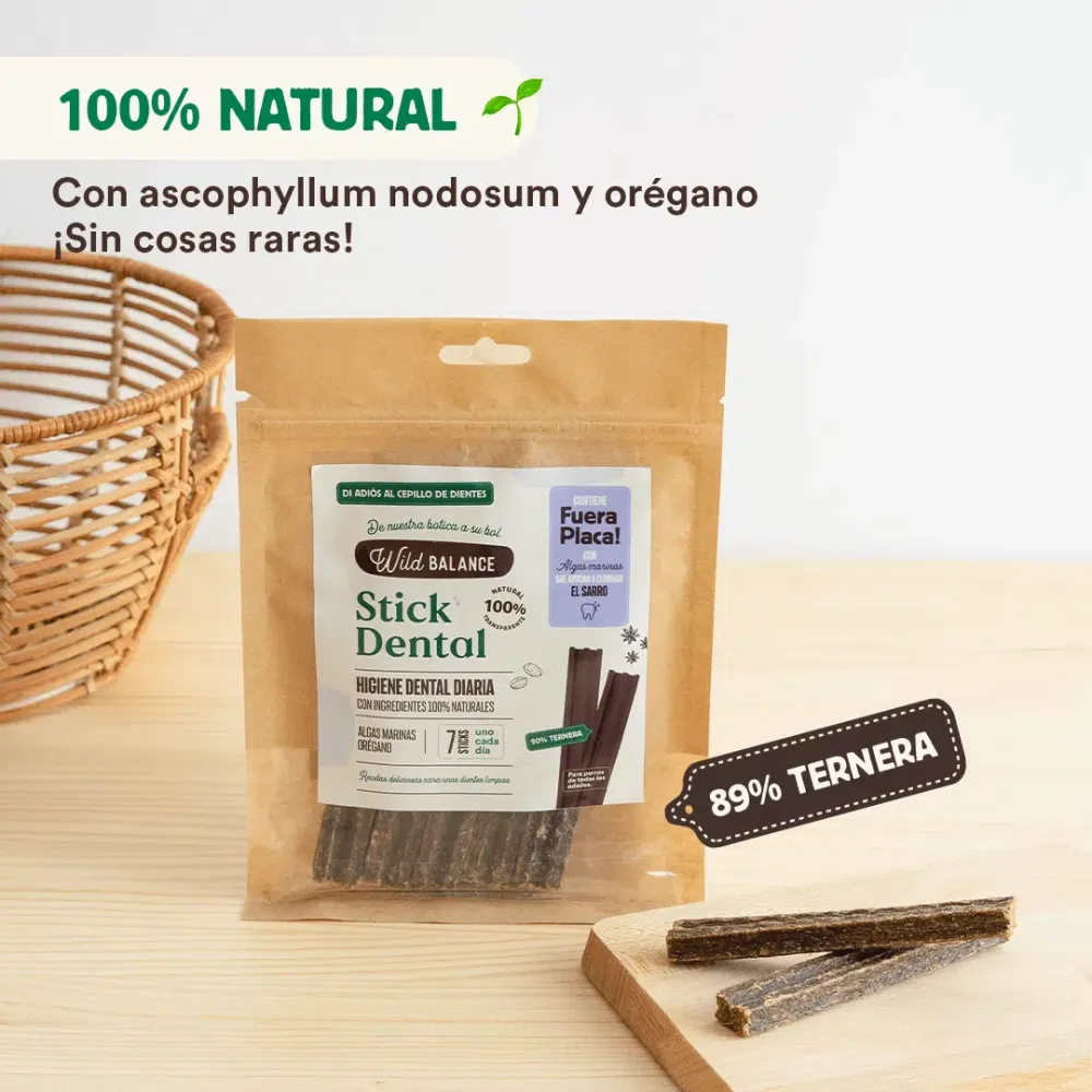 Stick Dental Fuera Placa Ternera (pack 7UD)