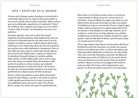  Disfruta de un baño de bosque: Cómo despejar tu mente y tus sentidos. Melanie Choukas-Bradley. 
