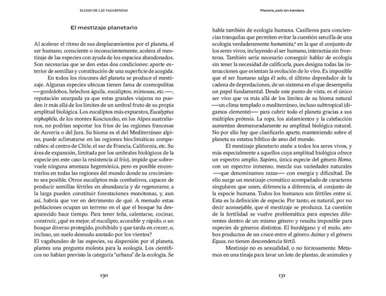 Elogio de las vagabundas. Hierbas, árboles y flores a la conquista del mundo. Gilles Clément.