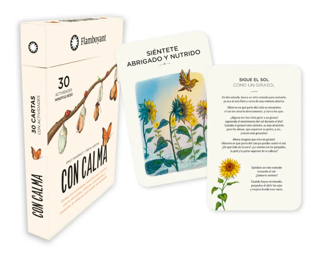 Con calma. 30 actividades Mindfulness. Emily Sharratt / Freya Hartas. (Cartas)