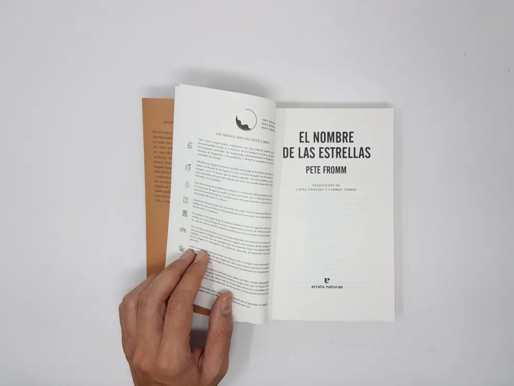El nombre de las estrellas. Pete Fromm.