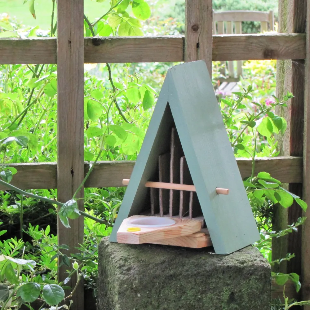 Habitat de mariposas (refugio y comedero)