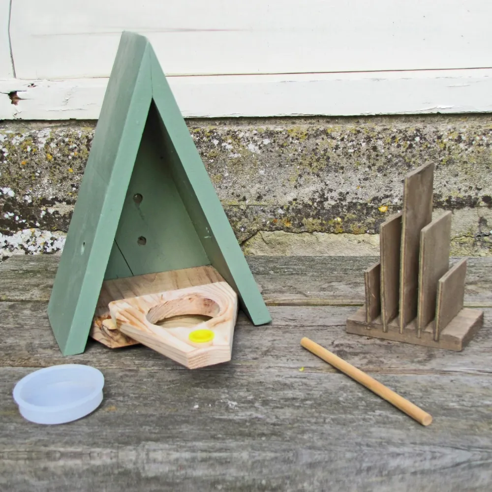 Habitat de mariposas (refugio y comedero)