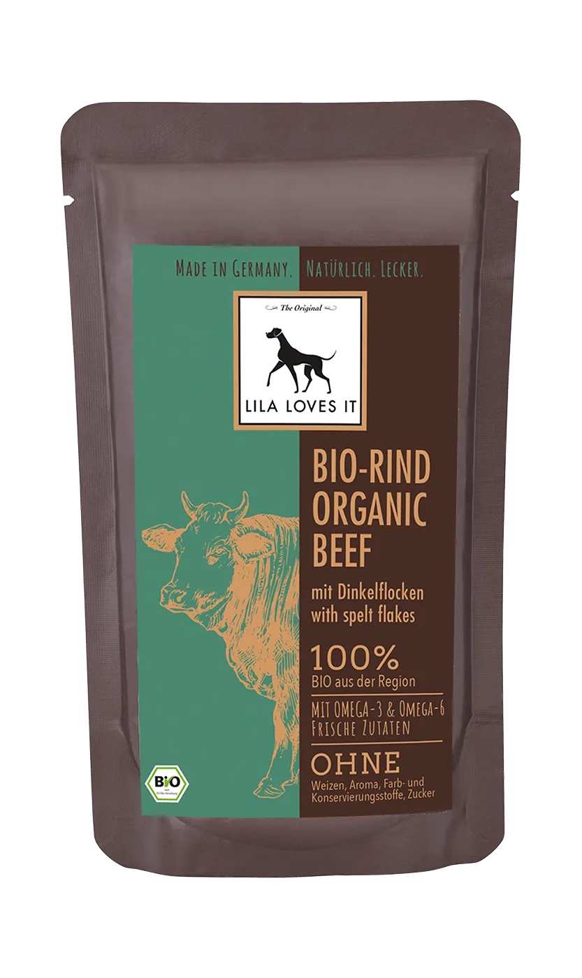 Menú BIO vacuno 150g