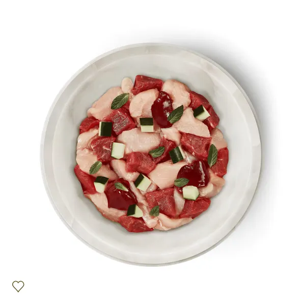 Menú gato de pollo y cordero 80g