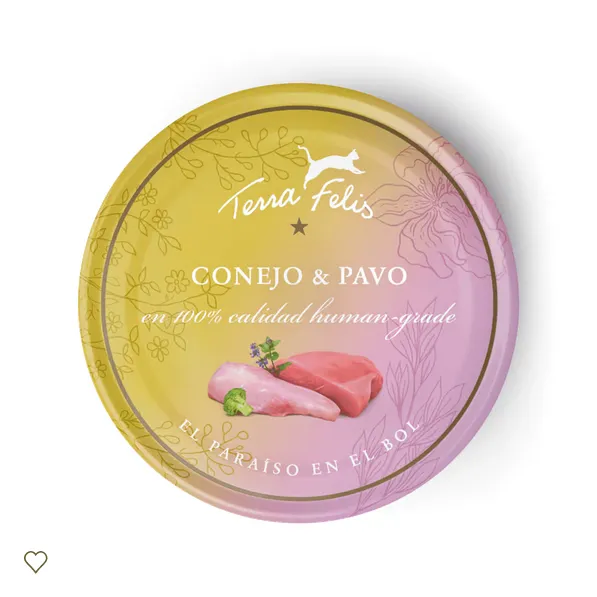 Menú gato conejo y pavo 80g