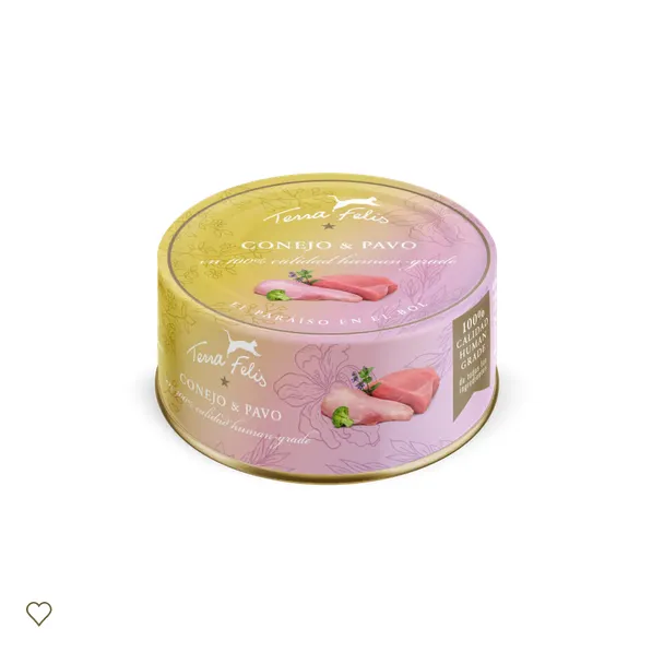 Menú gato conejo y pavo 80g