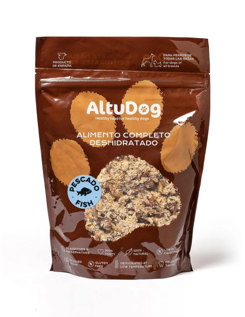 Menú deshidratado PESCADO BLANCO SIN CEREALES adulto 1kg