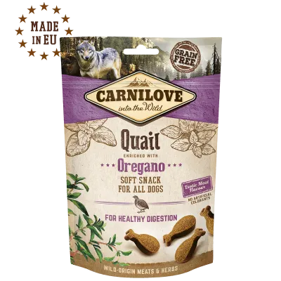 Bocaditos semi-húmedos codorniz y orégano 200g