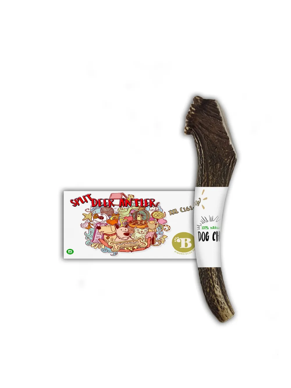 Asta de ciervo partida