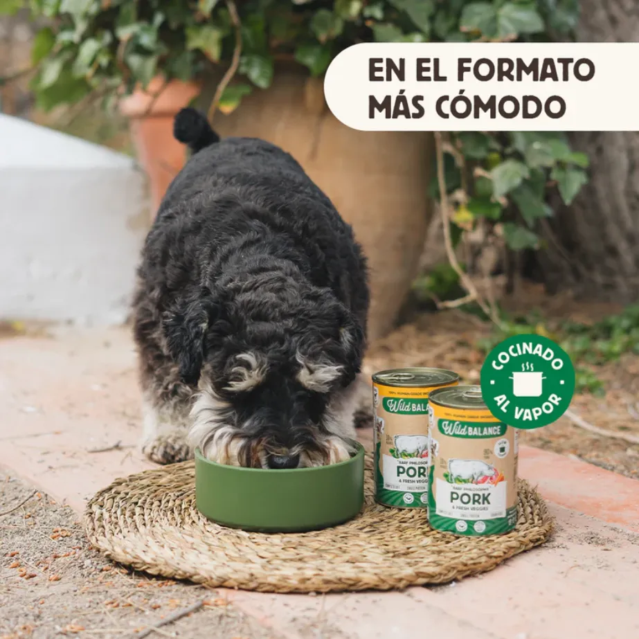 Menú de cerdo cocinado al vapor 400g