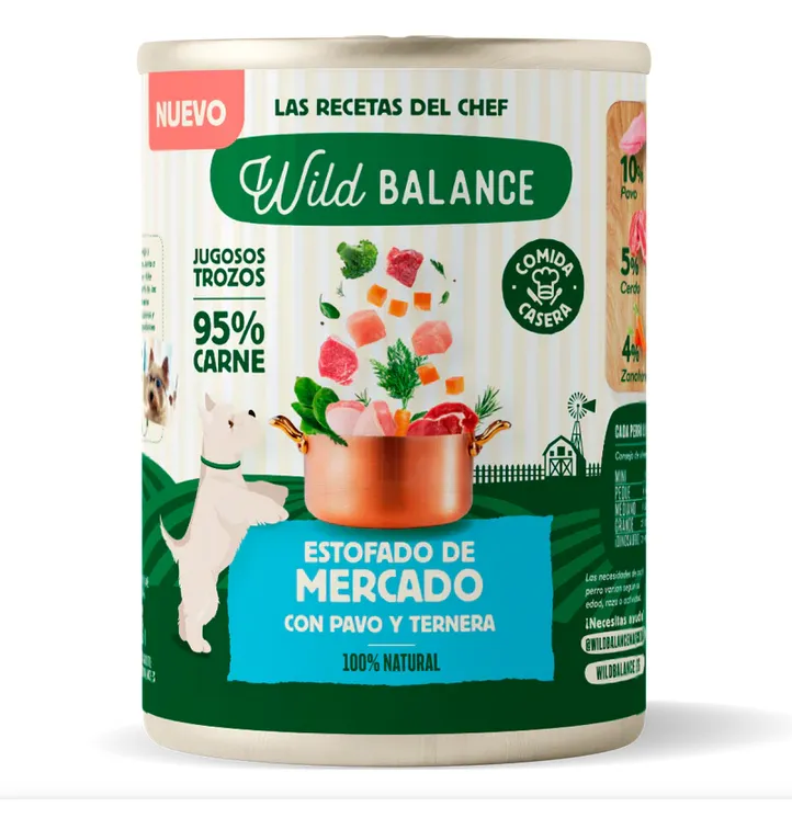 Estofado de Mercado con pavo, ternera, pollo y cerdo 400g