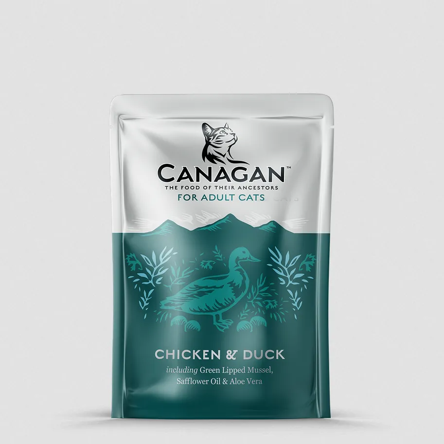 Menú gato de pollo y pato 85g